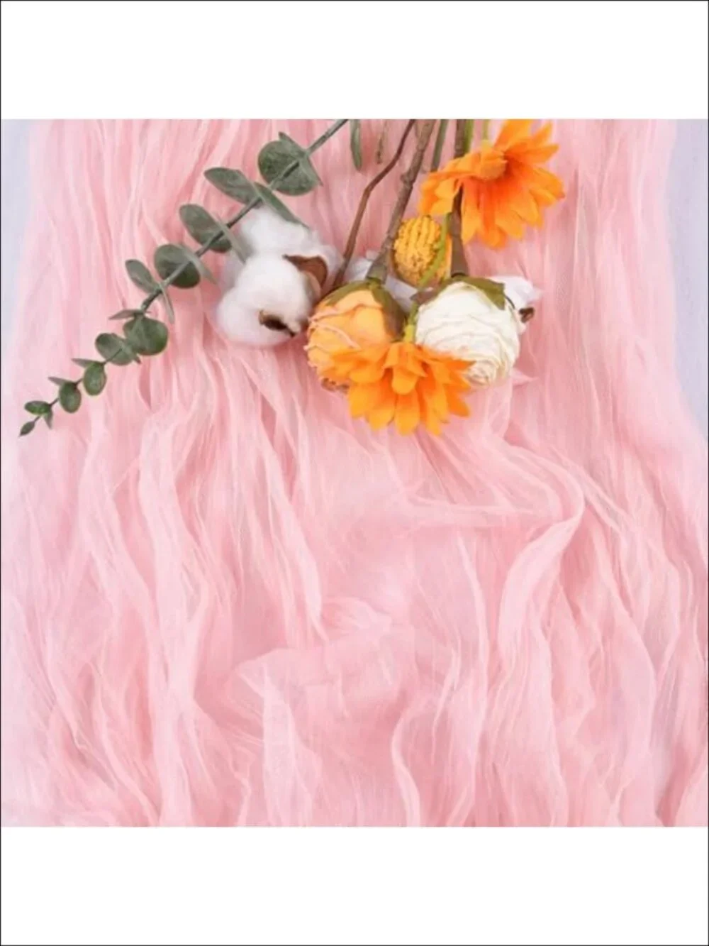 Cheesecloth Table Runner 38x120 Gauze Boho Wedding Dining Decor